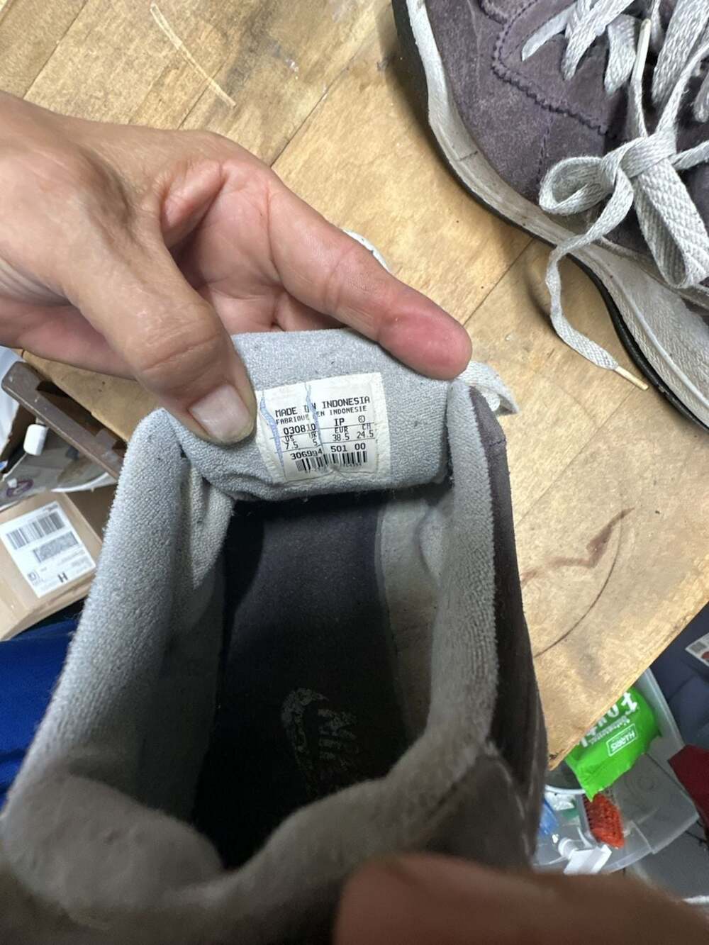 Vintage Nike Suede Retro Sneakers Gray US Women's 7.5